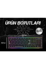 Resim Inca Klavye Ikg-452 Empousa Rgb Oyuncu Sessiz Gerçek Mekanik El Bilekliği Hediyelidir 