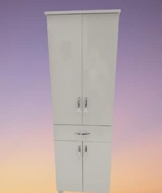 Resim Çok Amaçlı 18179 Dolap BEYAZ Model Hard Parlak Suntalem 130 Demonte 4raf El Yapım 