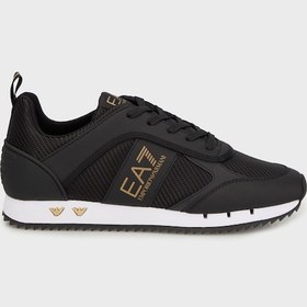 Resim Ea7 Unisex Ayakkabı 7x000337 Af18613 Mz185 Siyah-beyaz-gold Siyah-beyaz-gold 