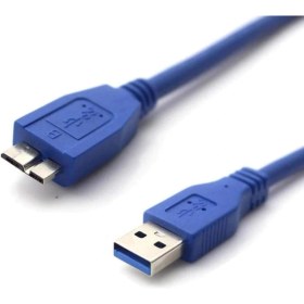 Resim AL-4621 0.5 Metre USB 3.0 HDD Harddisk Kablo Ara Bağlantı Micro Veri Taşınabilir Disk Kablosu, Mavi 