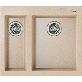 Resim Teka Forsquare 590 Tg Avena Beige Granit Eviye 