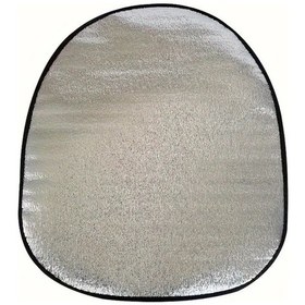 Resim Elmpaly Gümüş Beyaz 1 Adet Kalın Otomobil Direksiyon Güneşlik Kılıfı Alüminyum Folyo İç Aksesuarı Gümüş Beyaz 