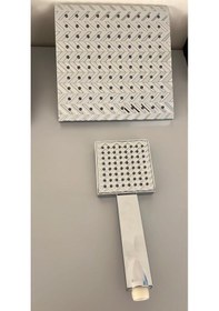 Resim Sam Banyo Dalga El Duşlu Tepe Duş Seti Krom 