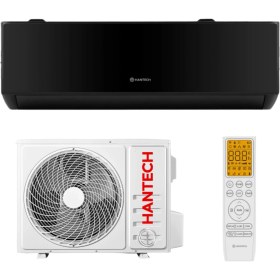 Resim Hantech H-Pro Siyah Cam Panel A++ (Wi-Fi + Montaj Dahil) 18.000 Btu/h Duvar Tipi Inverter Klima 