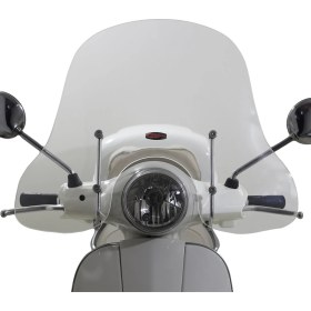 Resim GP Kompozit Vespa GTS 300 / 150 Universal Uyumlu Ön Cam Füme 54 cm 
