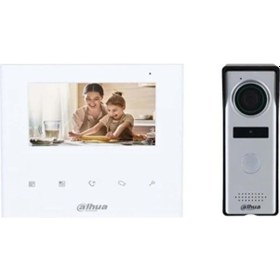 Resim Dahua Dhı-kta04 4.3" Tft Ekran 1.3mp Dokunmatik Düğmeli Sesli Analog Iki Telli Intercom Kiti 