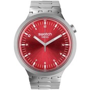 Resim Swatch Sb07s104g Big Bold Irony Scarlet Shimmer Erkek Kol Saati 