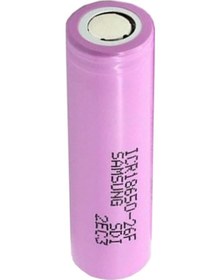 Resim Samsung 18650 2600Mah Icr 26F Pil 