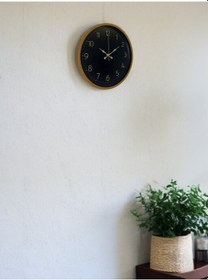 Resim 36 Cm Kahverengi Standart Duvar Saati Çok Renkli 