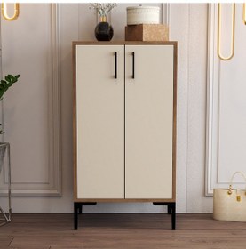 Resim Variant Prag Ayakkabılık - Ceviz / Krem 