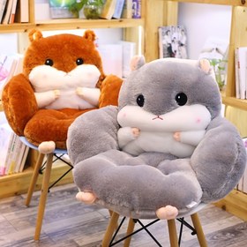 Resim Hamster Yarım Kapalı Oturma Minderi, Uzun Süre Oturmak İçin Araç, Öğrenci Oturma Minderi, Yurt Oturma Minderi, Ofis Oturma Minderi, Uzun Süre Oturarak Yorgun Kalmamak İçin Araç 