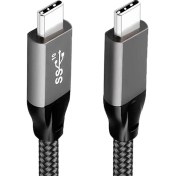Resim Guangdong Spirit 100W 5A/20V USB C Kablosu - Siyah (Yurt Dışından) 