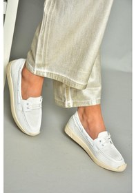 Resim Fox Shoess374610304 Beyaz Kumaş Günlük Kadın Ayakkabı Beyaz 