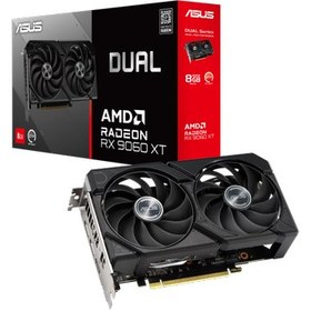 Resim Asus RX 9060 XT Dual DUAL-RX9060XT-8G 128 Bit GDDR6 8 GB Ekran Kartı 