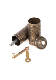 Resim Dmt Gaziantep Otantik Kahve-baharat Çekme Değirmeni Yük:22cm Eni:4,5cm Ağırlık:475gr Bakır Renk Bakır 