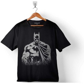 Resim Batman Inc Dark Knıght Kara Şovalye Betmen Çocuk Tişört Siyah|5 - 6 Yaş 