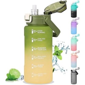 Resim Vagonlife Su Matarası 1500 Ml Vgn2213 Yeşil Sarı 