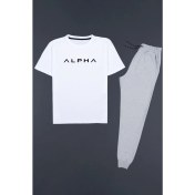 Resim Alpha Sırt Baskılı Eşofman Takımı 