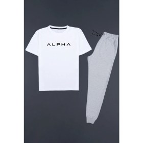 Resim Alpha Sırt Baskılı Eşofman Takımı 