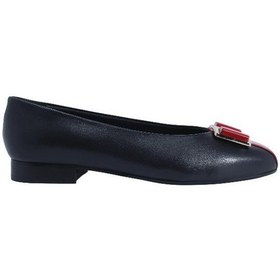 Resim Poletto Hakiki Deri Sıyah-kırmızı Babet Kapalı 69 13-2358 Sıyah-kırmızı Siyah - Kırmızı 