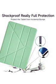 Resim Fuchsia 10.2 (8.Nesil-9.Nesil) Uyumlu Kalemlikli Premium Standlı Katlanabilir Uyku Modu Özellikli 