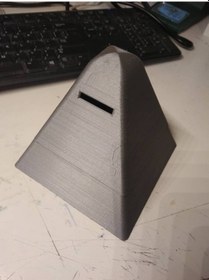 Resim Opencart Piramit Kumbara / Nakit Bankası Sadece Plastik Aparattır 