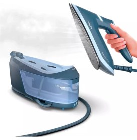 Resim Ultra Hızlı Ekstra Kompakt Buhar Jeneratörlü Ütü- Steamglide Advanced Taban 2400W 
