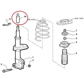 Resim Fiat Punto Ön Amortisör Üst Saplama Tapa Takım 46770196 