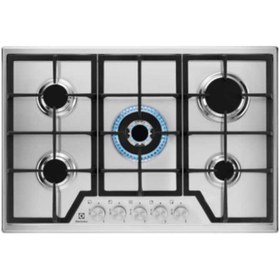 Resim Electrolux KGS7536SX 75 cm Wok Gözlü Inox Ankastre Ocak 