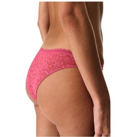 Resim Penti Fuşya Easy Lace Dantel V Model Brazilian Külot Carmıne 