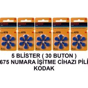 Resim Kodak 675 Numara 5 Paket Kodak Işitme Cihazı Pili 