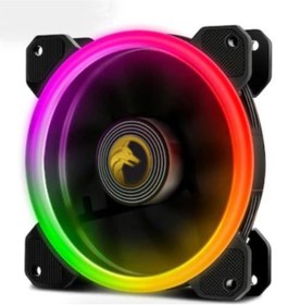 Resim OEM Gametech 8r Plus 4lü Paket 7renk 1200rpm Sessiz 12cm Led Fan 