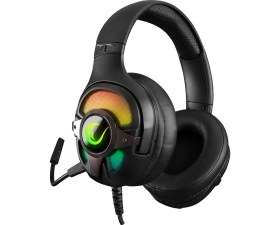 Resim Rampage RM-K77 Vıpera Siyah USB 7.1 Version Rgb Ledli Gaming Oyuncu Mikrofonlu Kulaklık 
