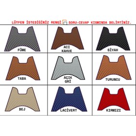 Resim SMART MATT AZURE 50 CC UYUMLU MOTORSİKLET PASPASI 