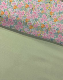 Resim Evmila Minik Çiçekler Desenli Nevresim Takımı - 160x220cm Nevresim +50x70cm Yastık Kılıfı+90x190cm Çarşaf 