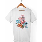 Resim Muggkuppa Gumball Çocuk Beyaz T-Shirt 