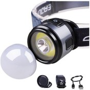 Resim Vkemall Süper Parlak Led Kafa Lambası Açık Hava Şarj Edilebilir El Feneri Kafa Lambası Ş Siyah 