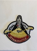 Resim StüdyoÜmitTişört Nasa - Uzay- Space Shuttle Columbıa Patch-peç,arma,kot Yaması 