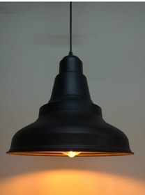 Resim Riolight Retro Siyah Içi Altın Üç Renk Askı Seçenekleri Ile 