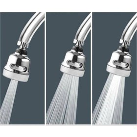 Resim Mfs 3 Fonksiyonlu Su Tasarruflu Musluk Ucu Su Tasarrufu Çeşme Ucu Gri 