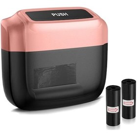 Resim Chuangyinshop Evrensel Araç Çöp Kutusu Saklama Kutusu 2 Rulo Çöp Poşetli Gül Kırmızısı 