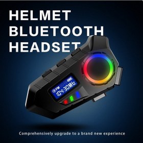 Resim Çeşithane Motosiklet Kaskı Bluetooth Kulaklık Seti - Akıllı Kask Aksesuarı, Eller Serbest Çağrı Cev 