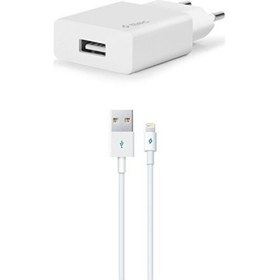 Resim T.tec Şarj 2SCS20LB 2.1A Apple iPhone 1mt Set 