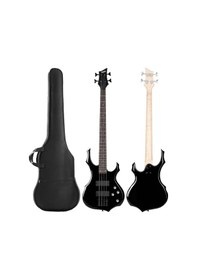 Resim Midex Mbg-410bk-25amp 4 Telli Bas Gitar Ve 25w Amfi Gigbag Kulaklık Set 