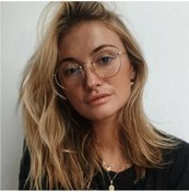 Resim UBK Eyewear Gold Mavi Işık Filtreli Numarasız Gözlük 