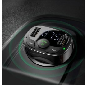 Resim Baseus S09A Bluetooth Hızlı Şarj Özellikli Araç Kiti Mp3 Player 