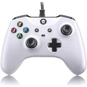 Resim Createtech Nintendo Switch/ps3 Oyun Konsolu Tv Kutusu Gamepad İçin Android/windows Denetleyicisi Pc001 Kablolu Oyun Tutucu Beyaz 