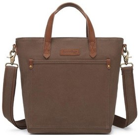 Resim Kanvas Kumaş Kadın Çantası Elden Tutmalı Smart Bags 1328 Kahve 67132135 