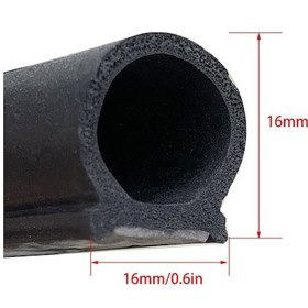 Resim 5 M/16.4ft Araba Kapı Contası Şerit Epdm Kauçuk Ses Yalıtımı Anti-toz Ses Geçirmez Conta Yapıştırıcı Hyundai Kıa Opel Ford Volvo 