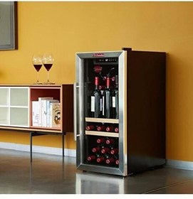 Resim La Sommeliere LS38BLACK Service 38 Şişe Kapasiteli Solo Şarap Dolabı 